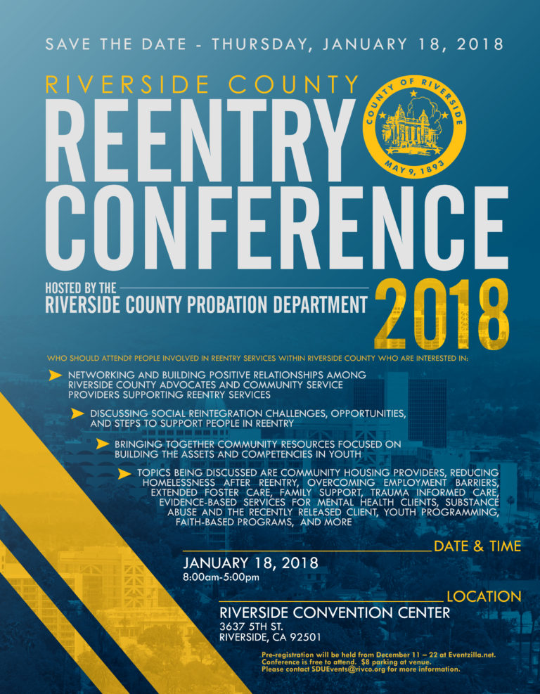 Riverside County Reentry Conference 2018 Community Health Association