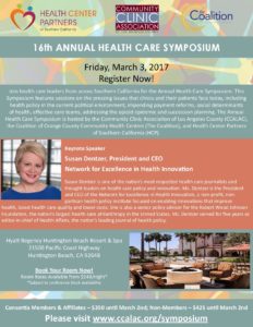 16th Annual Health Care Symposium- CCALAC, COCCC, Health Center Partners