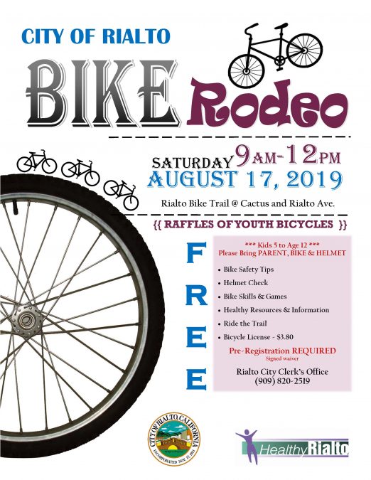 City of Rialto Bike Rodeo Community Health Association